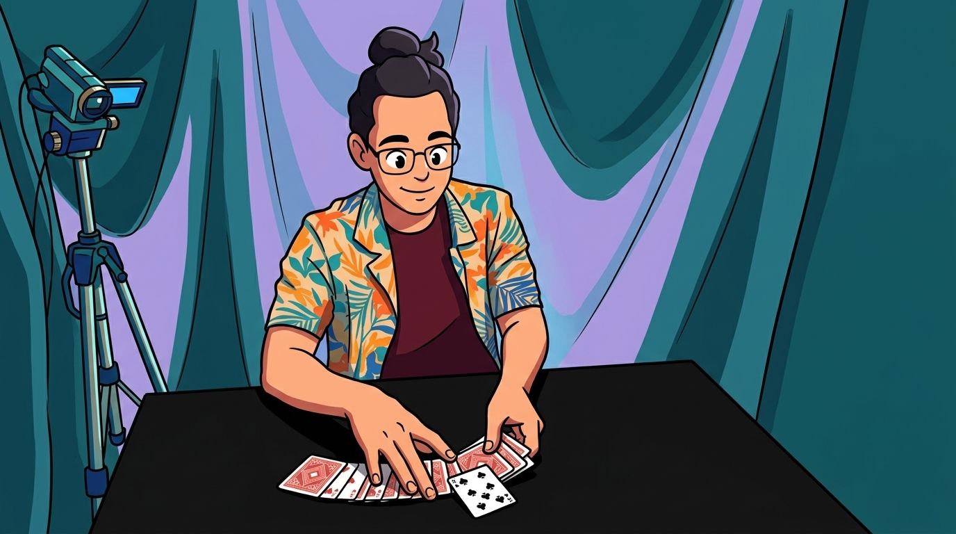 Card magic with Elías D’Sastre: number, Triumph and acrobatic cards