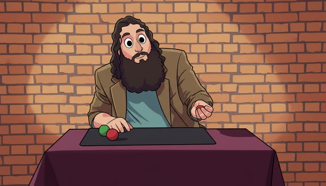 Farbwechsel mit Schaumstoffbällen