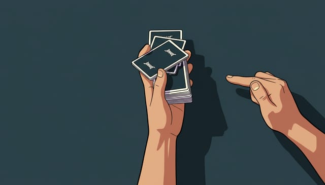 Einhändige Cardistry Flourishes