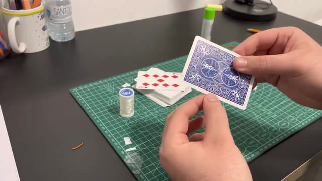 Rubber Band Card Jump