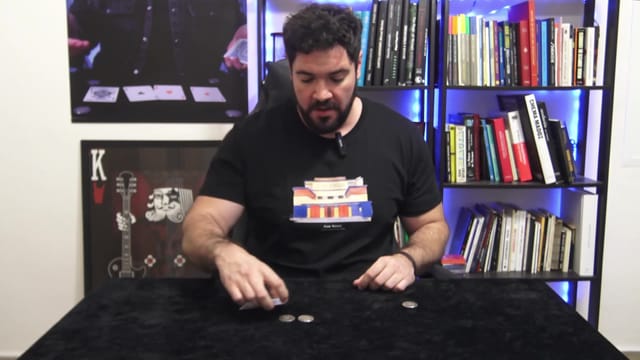 Coins Under Card Transitions
